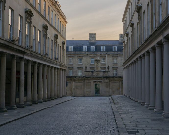 Street in Bath, the setting of Netflix's Queen Charlotte: A Bridgerton Story.