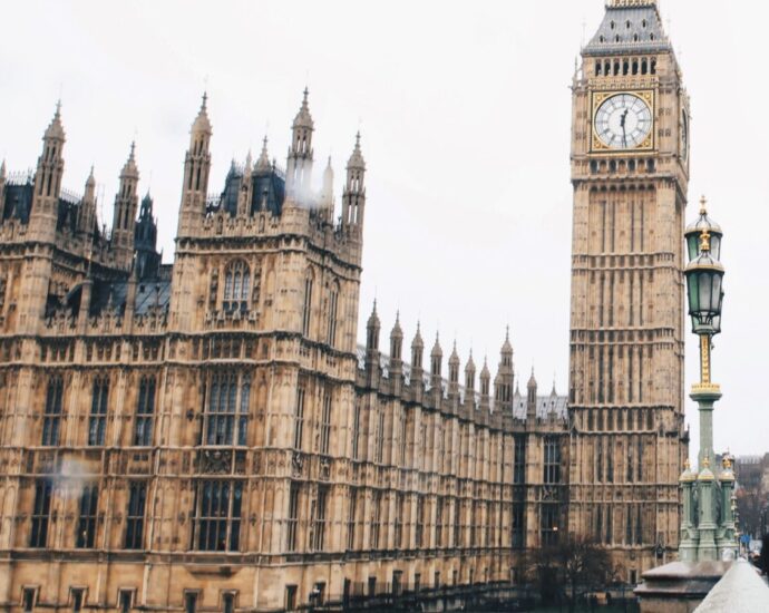 Image of Big Ben and UK Houses of Parliament.