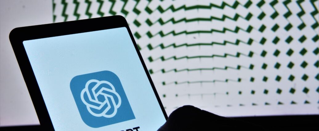 AI ChatGPT on phone screen