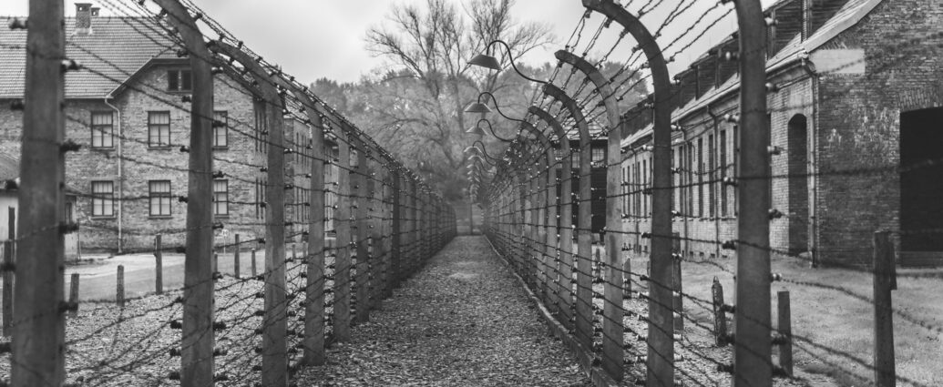 A picture of Auschwitz concentration camp