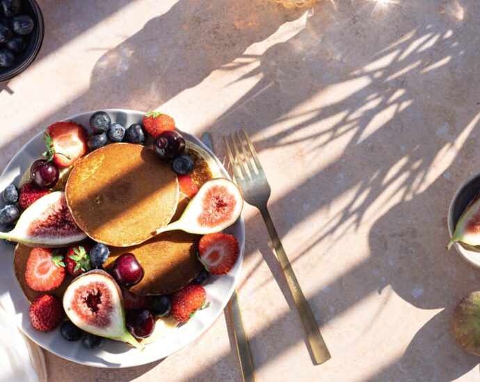 Plate of nourishing food.