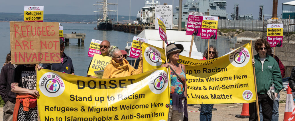 Rally at Port - Stand Up to Racism March Portland