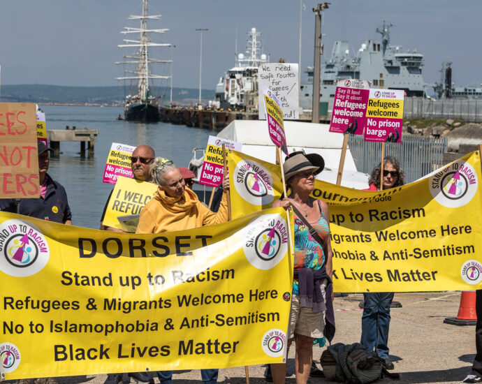 Rally at Port - Stand Up to Racism March Portland
