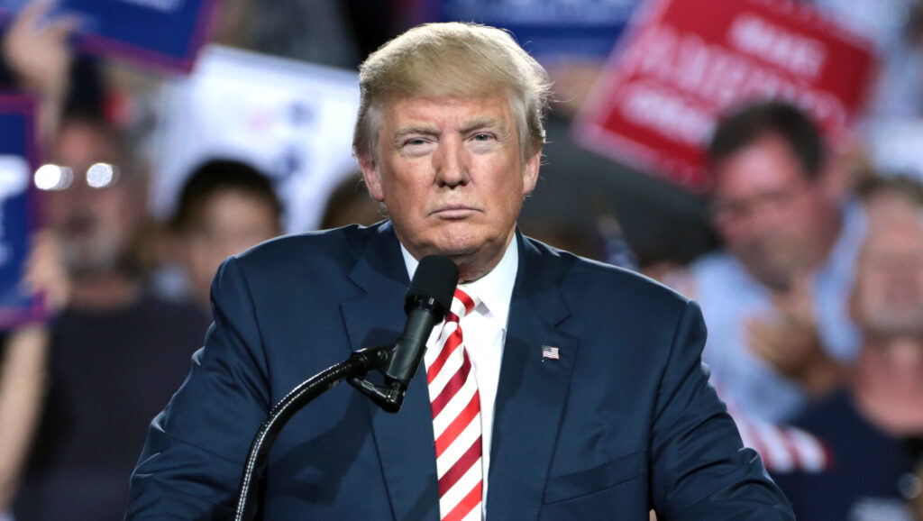 Image of US President Donald Trump.