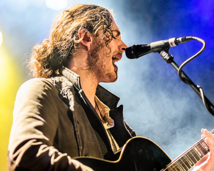 Hozier performing live at the Bowery Ballroom, NYC.