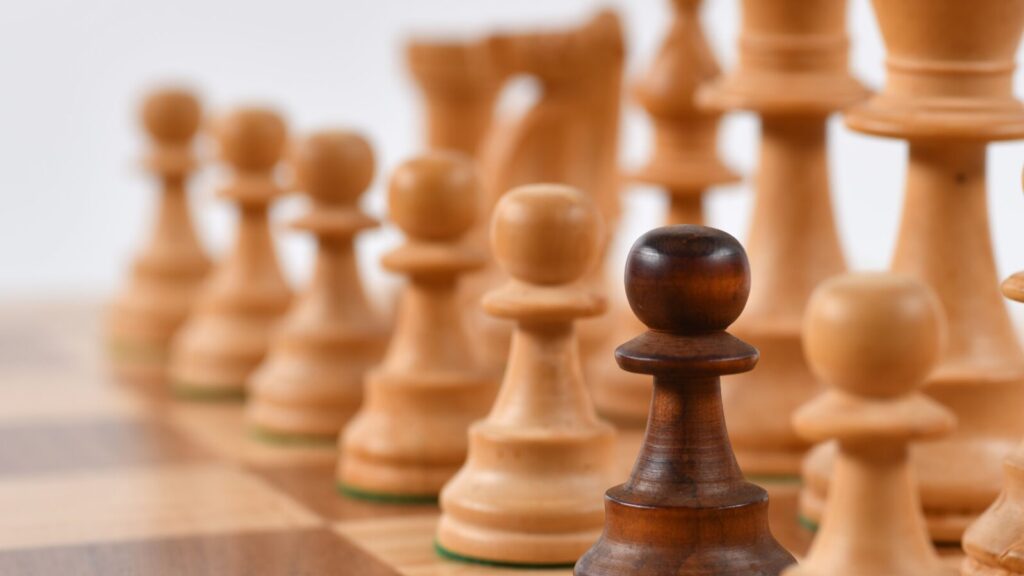Image shows a chess board [chess resurgence]