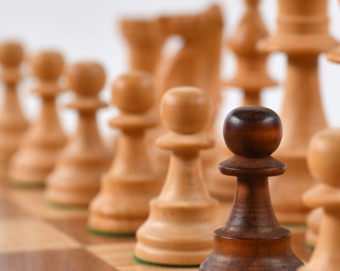 Image shows a chess board [chess resurgence]