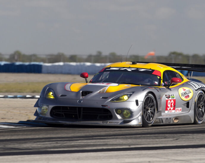 Image shows a motorsport car.