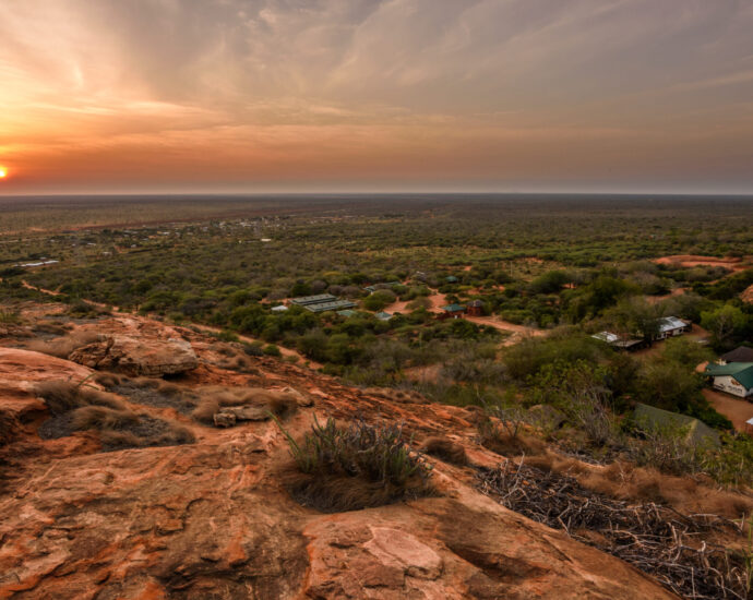 Sunrise Over Kenya's Kasigau Corridor.