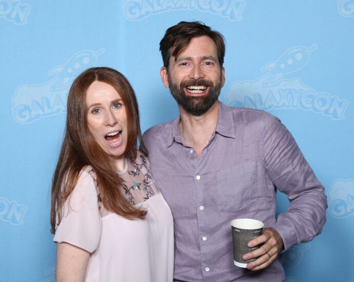 David Tennant & Catherine Tate at GalaxyCon Raleigh, 2019.