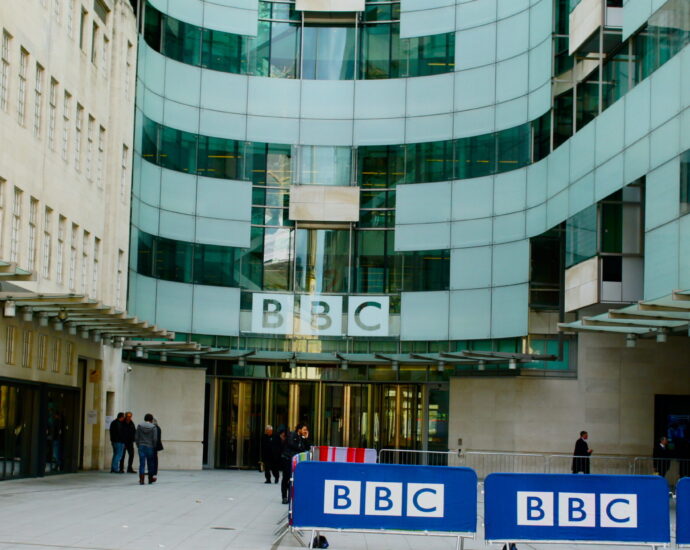 Glass Exterior of BBC in Media City