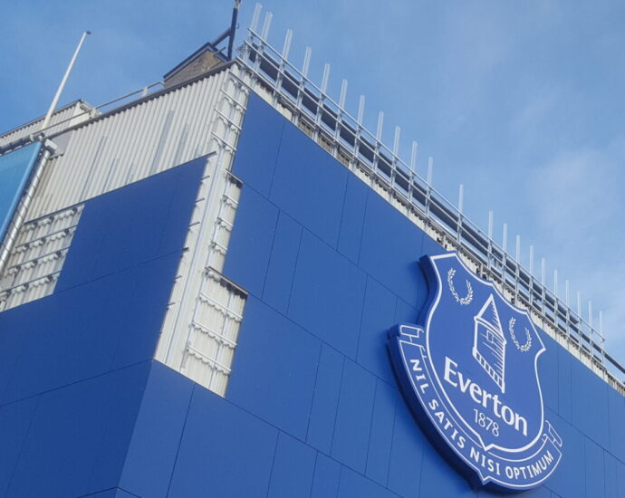 Image features Goodison Park.