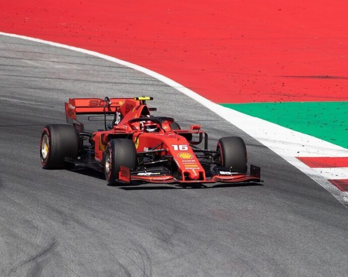Image shows a formula 1 car.