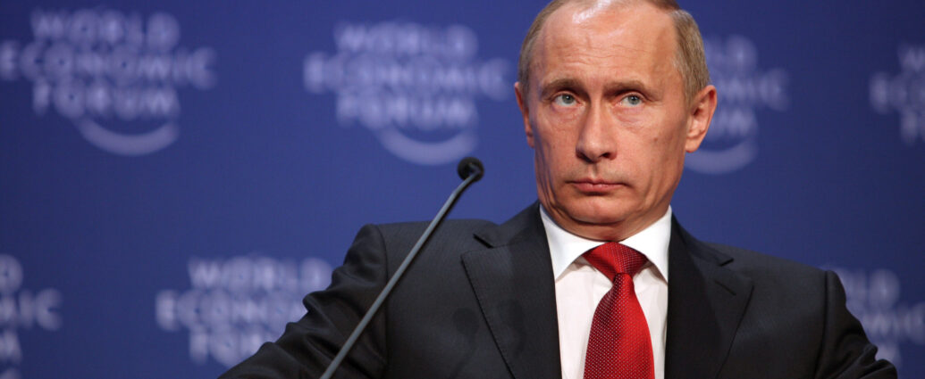 Vladimir Putin at the World Economic Forum Annual Meeting in 2009.