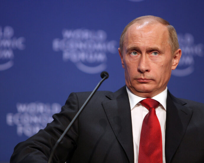 Vladimir Putin at the World Economic Forum Annual Meeting in 2009.