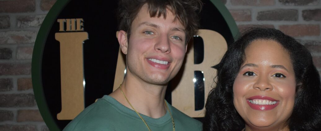 Matt Rife poses with a fan after a comedy set.