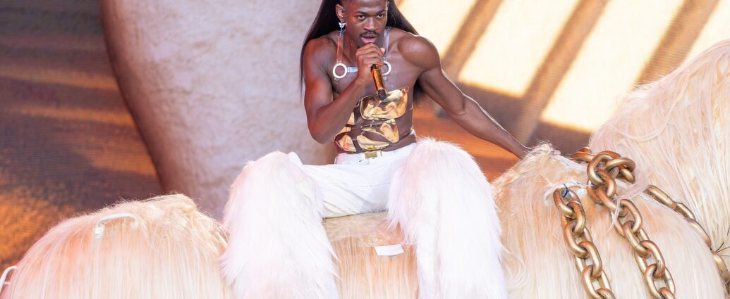 Lil Nas X at Glastonbury 2023.