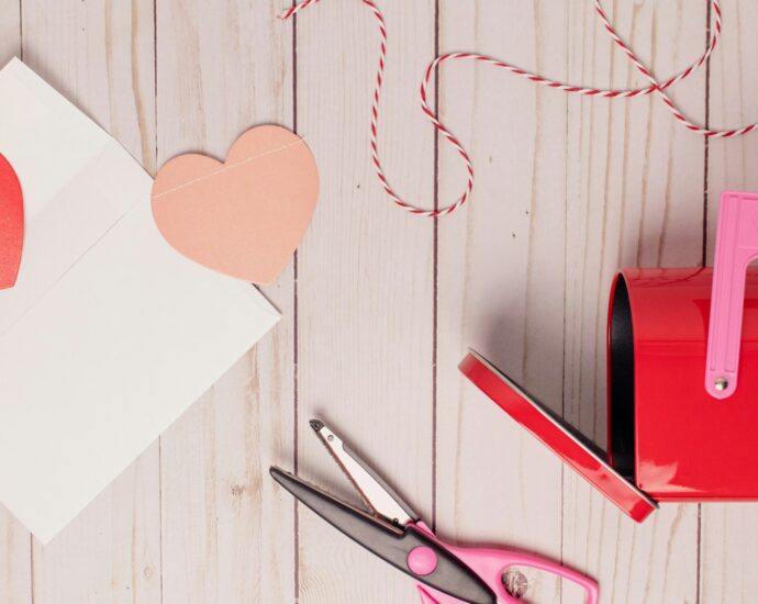 Making Valentine's Day cards