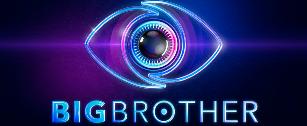 Big Brother logo and eye with camera lens at the centre