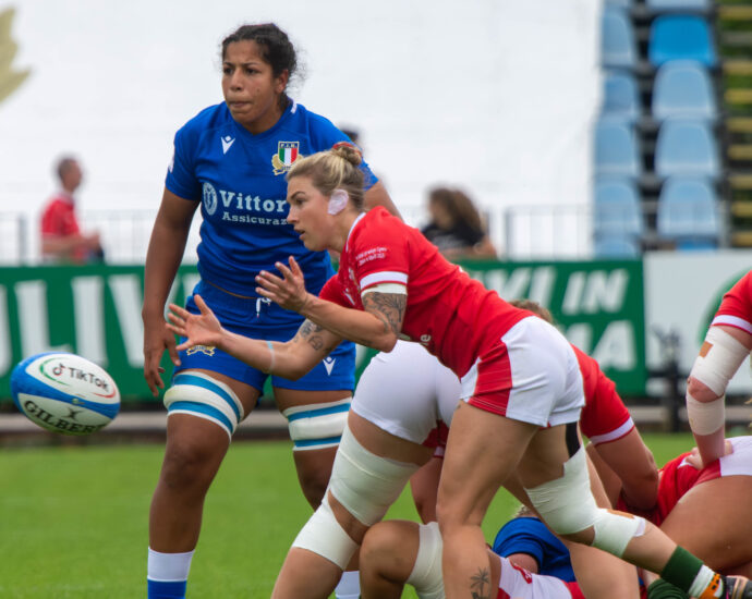 Women's Six Nations, Italia vs Galles, April 2023.