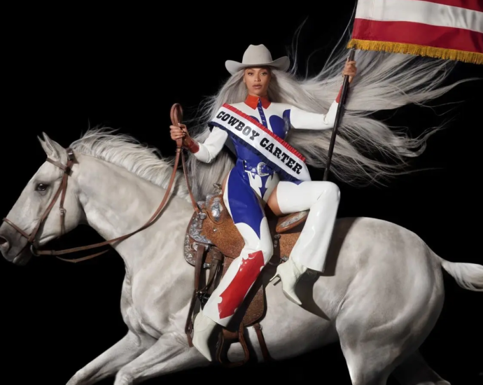 Beyonce's Cowboy Carter album cover.