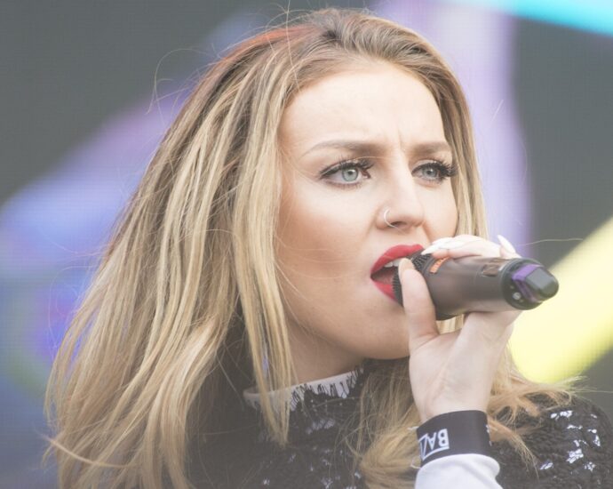 Perrie Edwards at the Gibrlatar Music Festival in 2015.