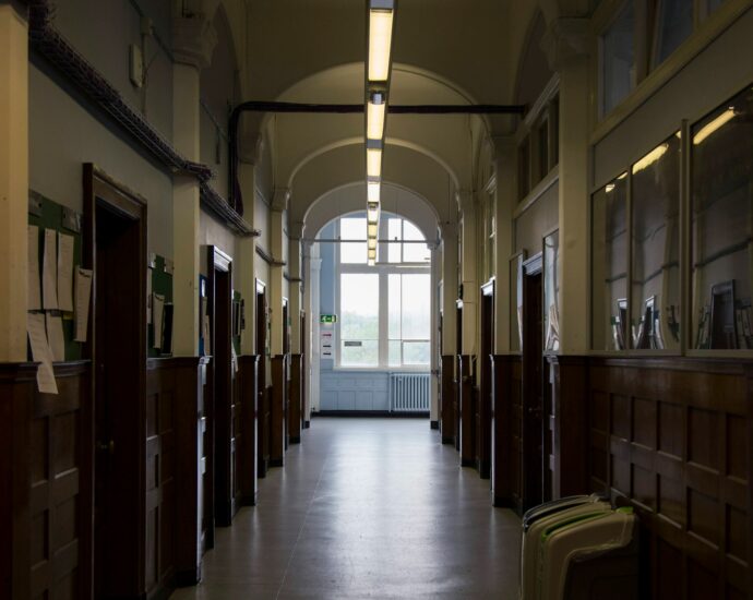 An empty corridor.