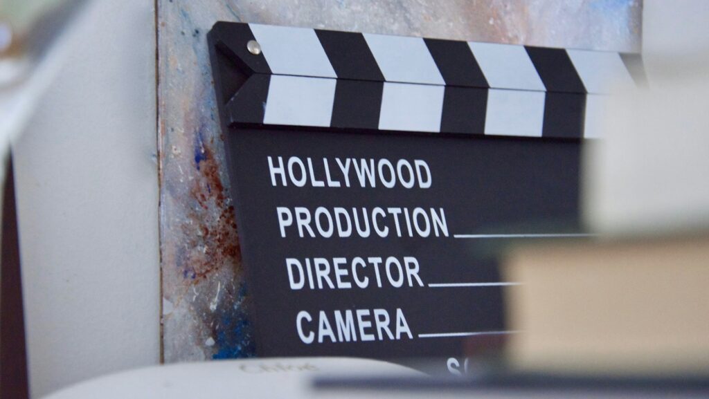 Film production equipment representing 2025 movies.