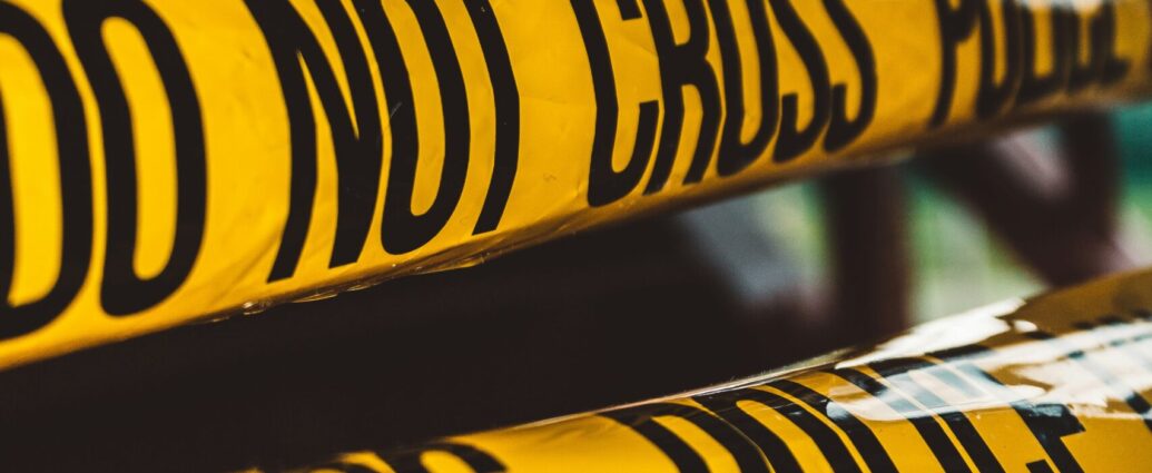 Yellow and Black crime tape